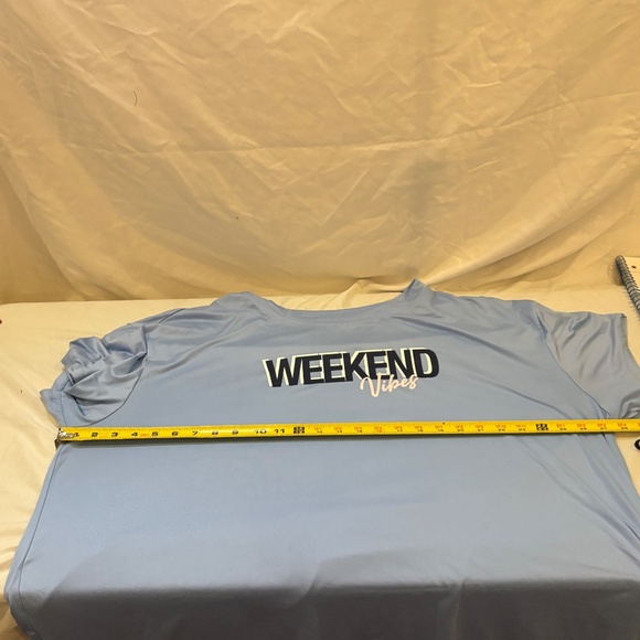 Joyspun Weekend Vibes Pajamas Set Pants T-Shirt Blue Super Soft Womens Sz 2X - Picture 7 of 12